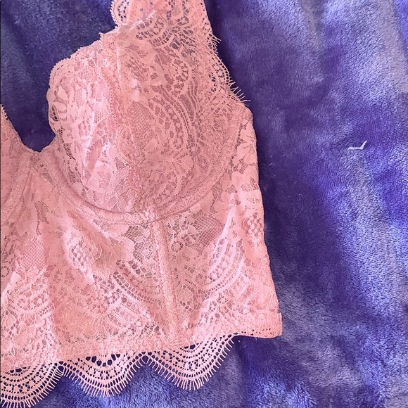 Victoria’s Secret Floral Lace Longline Demi Bra - Picture 5 of 8